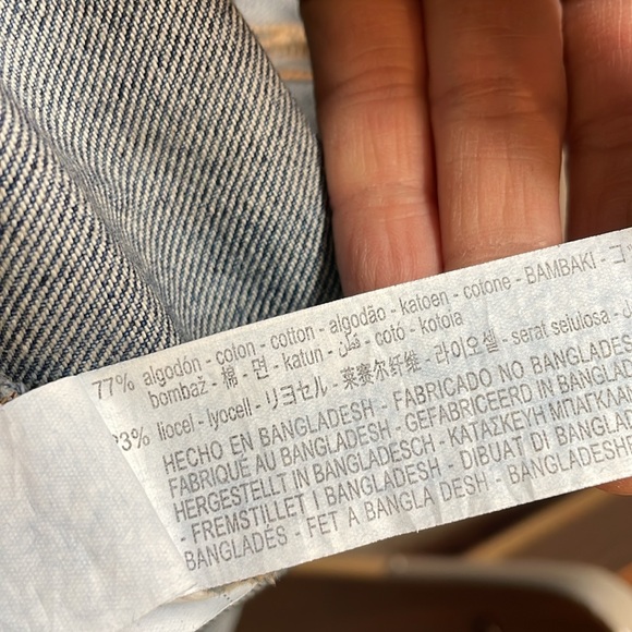 Zara denim cut out back sleeveless maxi dress with four at back - Picture 6 of 12